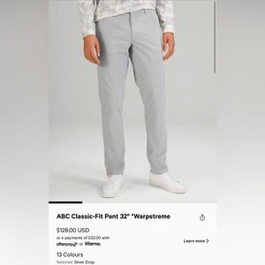 Lululemon ABC Classic Fit Pant